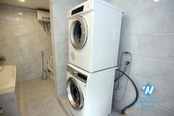 Modern garden house with furnished, 2 bedrooms for rent in Tay Ho area.